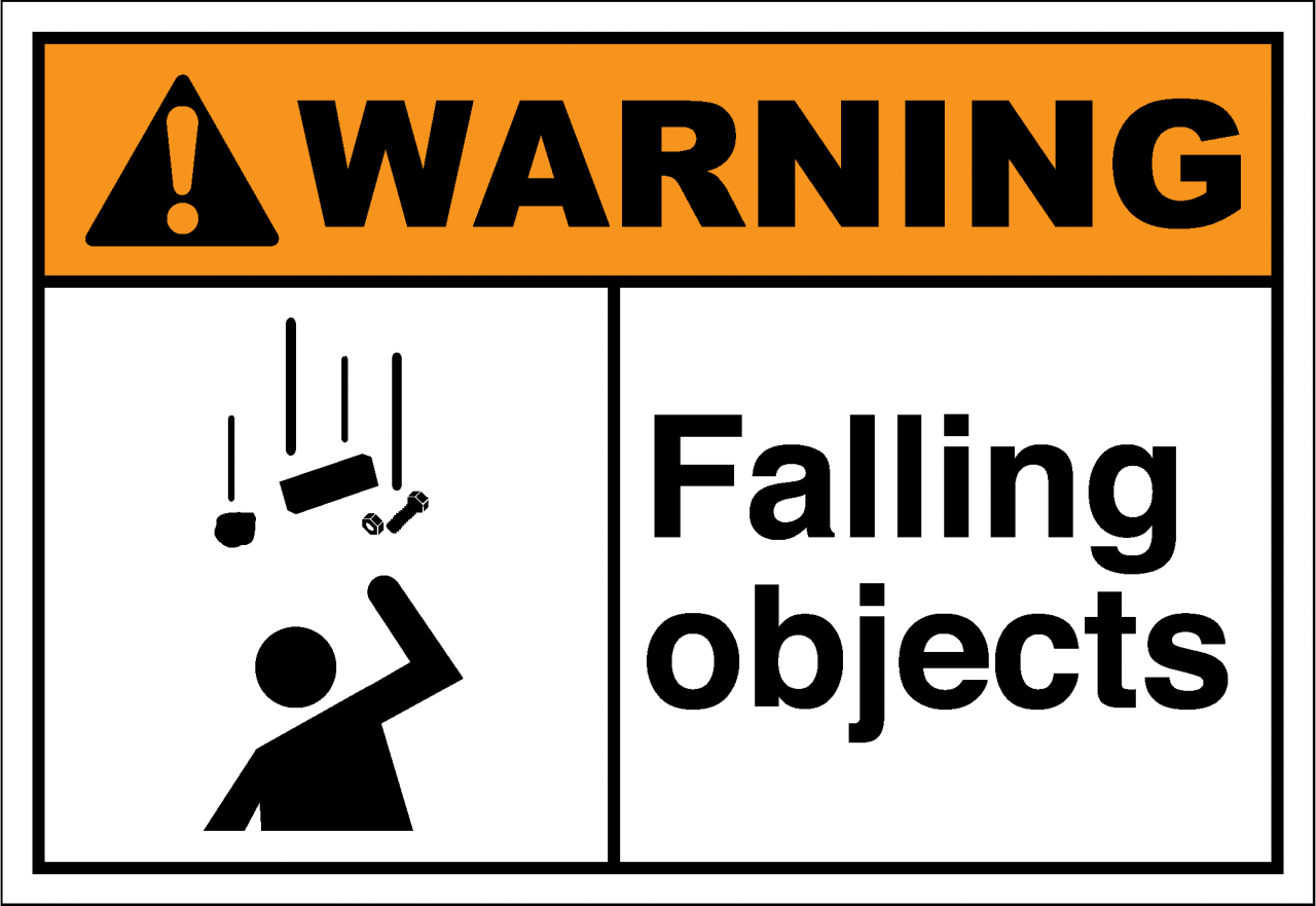 Dropped objects. Falling objects. Falling objects Safety sign. Dropped object. Watch for Falling objects знак.